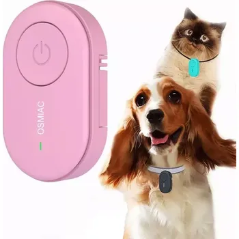 Repelent TopTechnology Přívěsek proti hmyzu pro kočky a psy - růžový repelent proti blechám a klíšťatům