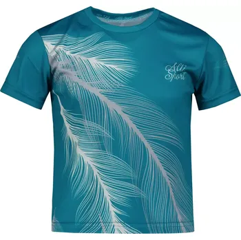 Dětské funkční triko premium ALTISPORT VOJ/ALK001TR01 EMERALD/ŠEDÁ 134