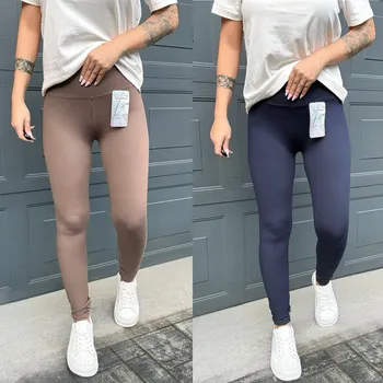 Dámské legíny Bambusové legíny Světle hnědá XL/XXL