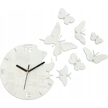 Hodiny Nástěnné hodiny Volan bílé 60 cm