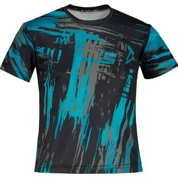 Chlapecké tričko Dětské funkční triko premium ALTISPORT VOJ/ALK010TR01 ČERNÁ/EMERALD 134