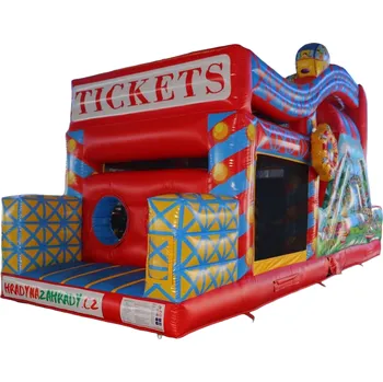 Skákací hrad Nafukovací atrakce opičí dráha | s fukarem | TOP provedení | Česká certifikace