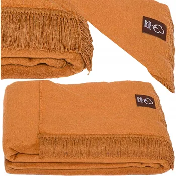 Prostěradlo Deka Umipled bavlna 150 cm x 200 cm hnědá