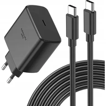 RYCHLÁ NABÍJEČKA USB-C PD3.0 45W 3A S KABELEM 5A 2M