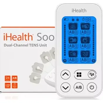 Masážní přístroj iHealth Soothe TENS duální elektrostimulátor s příslušenstvím (IH-AD-2126)