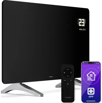 Infrazářič Klarstein Wonderglass Smart 480W 57,6x90cm Infrapanel Černý (10047632)