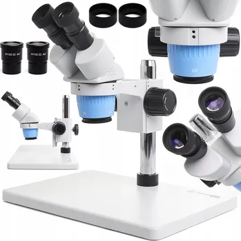 STEREO MIKROSKOP OPTICKÝ ZOOM 20-40x OKULÁR WF10X/20MM VELKÁ ZÁKLADNA