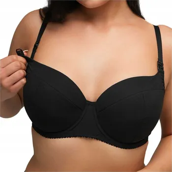 Podprsenka Ava Podprsenka na kojení vyztužená 2203 černá 85G