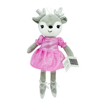 Panenka Hadrová panenka, srnka Baletka, 35 cm - růžová