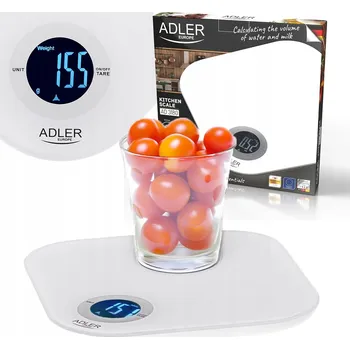 Kuchyňská váha Kuchyňská váha Adler DA9651 bílá 100 kg