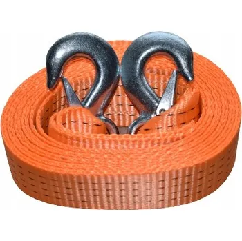 Tažné lano TAŽNÉ LANO POPRUH 4 m 5000 kg S HÁKEM
