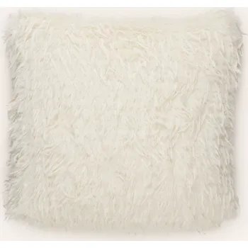 Dekorativní polštářek Star Home Dekorační Polštář Emu Z Umělé Kožešiny, bílá