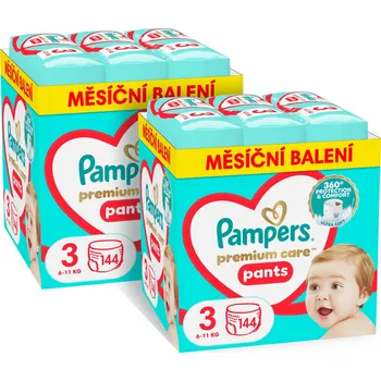Přebalování PAMPERS Premium Care Pants vel. 3 (288 ks)