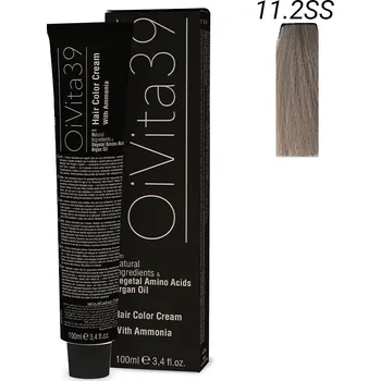Barva na vlasy OiVita39 Hair Color Cream with Ammonia 11.2 SS - Profesionální krémová barva na vlasy s amoniakem 100 ml