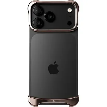 Pouzdro na mobilní telefon Arc Pulse hliníkový ochranný rám iPhone 17 Pro růžový bronz