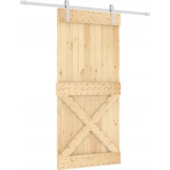 Interiérové dveře Posuvné dveře borovice 95x210 bílé