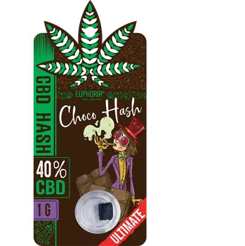 Zdraví CBD Hash od společnosti Euphoria.