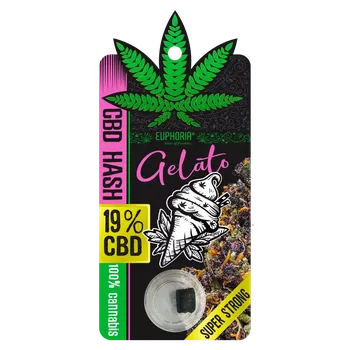 CBD CBD Hash GELATO s vysokým 19% obsahem plnospektrálního CBD.