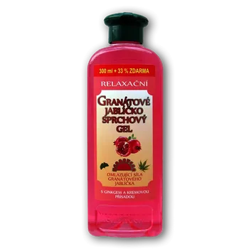 Sprchový gel Granátové jablíčko s gingkem biloba je sprchový gel pro dokonalé mytí a ošetření pokožky celého těla.