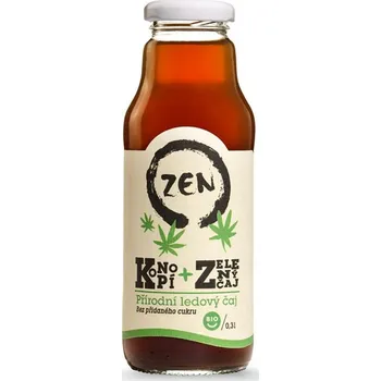 Čaj Originální osvěžující ledový čaj příjemně zemité chuti, bez přidaného cukru slazený pouze jablečným koncentrátem. Vychutnejte si léčivou sílu českého konopí a energii zeleného čaje!