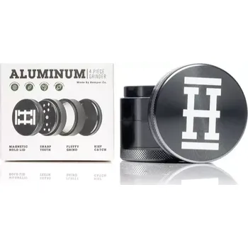 Tato čtyřdílná drtička značky Hemper je lehká, odolná a účinná!