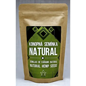 Semeno Neloupaná konopná semínka, která můžete i naklíčit.