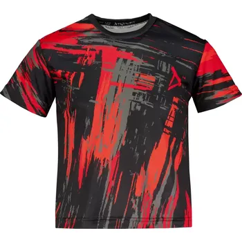 Chlapecké tričko Dětské funkční triko premium ALTISPORT VOJ/ALK010TR01 ČERNÁ/ČERVENÁ 146