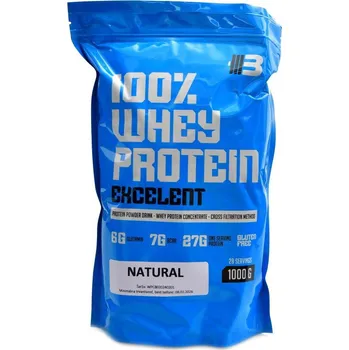Protein Body nutrition s.r.o. Excelent 100% WPC whey protein 80 1000g - natural