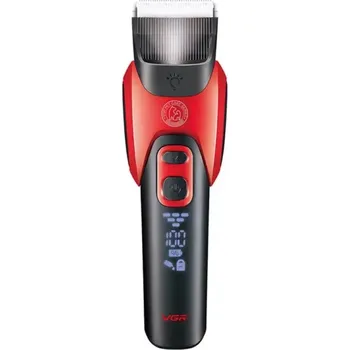 strojek na stříhání srsti TopTechnology VGR V-208 Profesionální elektrický stříhací strojek pro domácí zvířata (Červený)