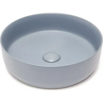 Swiss aqua technologies Umyvadlo na desku SAT Infinitio 39x39 cm tmavě modrá mat bez otvoru pro baterii, bez přepadu SATINF3939DBLM