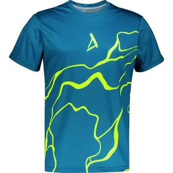 Pánské tričko Pánské funkční triko premium ALTISPORT VOJ/ALM073TR01 NAVY-FLUO YELLOW XXL