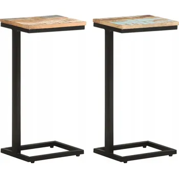 Konferenční stolek Stolek Zakito Home obdélníkový 24,5 x 31,5 x 64,5 cm odstíny hnědé