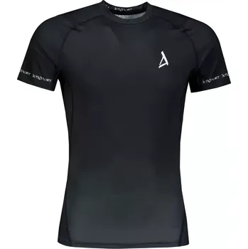 Pánské tričko Pánské funkční kompresní tričko s krátkým rukávem premium ALTISPORT VOJ/ALM000TR04 ČERNÁ L