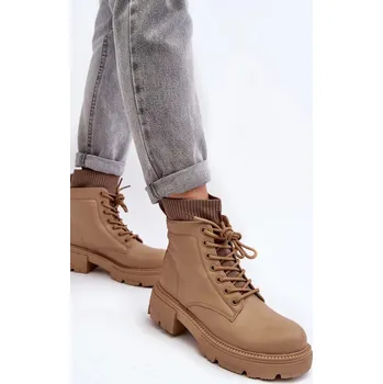 Dámské kozačky Dámské Kozačky S Ponožkou Béžová Rivella 38