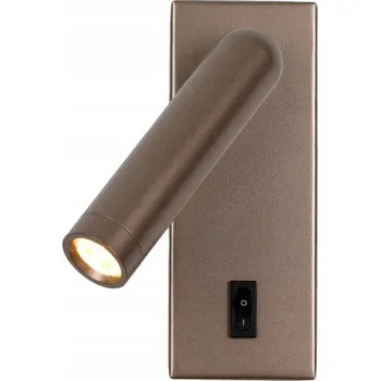 Nástěnné svítidlo Nástěnné svítidlo Italux hnědé s integrovaným LED zdrojem 2,5 W