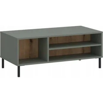 Konferenční stolek Konferenční stolek Meble Wójcik obdélníkový 100 x 60 x 41,2 cm, odstíny zelené