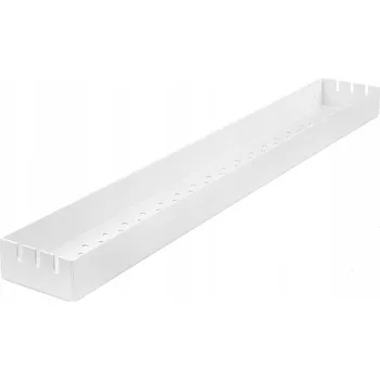 Koupelnový nábytek BÍLÁ ZÁVĚSNÁ KOUPELNOVÁ POLICE DO SPRCHY NA ZEĎ, KOVOVÁ, LOFT