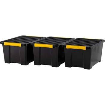 Úložný box ROTHO úložné boxy DIY EASY SET - 3x44L