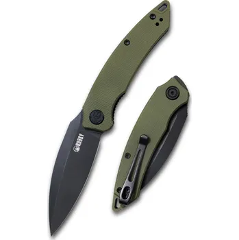 kapesní nůž KUBEY Leaf Green & Blk