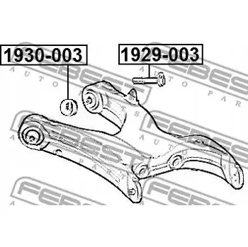 Zavěšení kol Febest 1929-003 Šroub pro nastavení odklonu kola