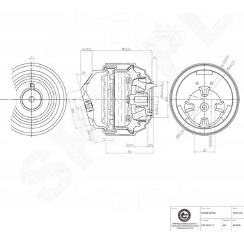 Posilovač řízení ESEN SKV 75SKV128 Ložisko motoru