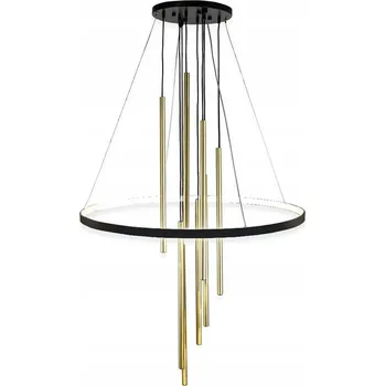 Velké závěsné svítidlo trubice kruh LED LUNA 5215 Antigo