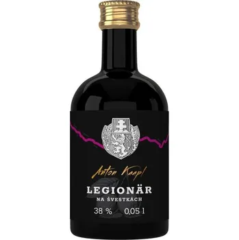 Pálenka Anton Kaapl LEGIONÄR na švestkách 38 % 0,05 l (holá láhev)