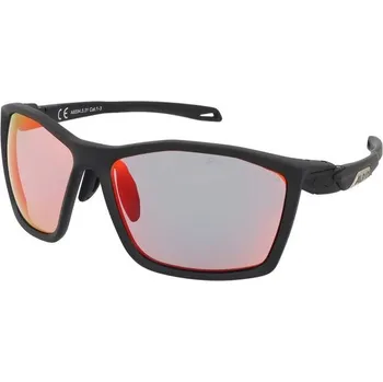 Sluneční brýle Sluneční brýle Alpina Twist Five QVM+ Black Matt/Rainbow Mirror