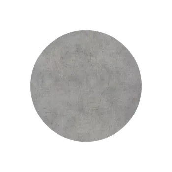 Jednací stůl Beton Chicago světle šedý, průměr 90 cm, tloušťka 36 mm