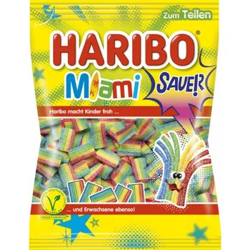 Cukrovinka Haribo Miami Fizz Sauer 190g - Originál z Německa