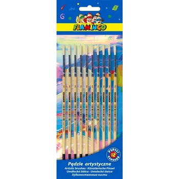 Umělecký štětec Kulaté štětce Flamingo