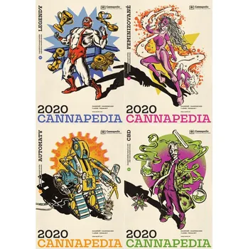 Encyklopedie Nástěnné kalendáře od první české internetové encyklopedie konopných odrůd Cannapedia. Obsahují spoustu užitečných rad. Součástí balení je jako dárek 8-11 semínek od seedbanek Seed Stockers, DNA Genetics, Female Seeds a Top Tao Seeds.