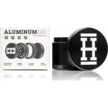 Tato čtyřdílná drtička značky Hemper je lehká, odolná a účinná!