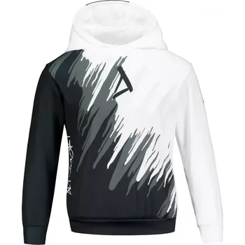 Chlapecká mikina Dětská funkční mikina premium ALTISPORT VOJ/ALK006MI01 ČERNOBÍLÁ 122